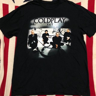 เสื้อยืด ลายวง Coldplay สไตล์วินเทจ สําหรับชาย และหญิง