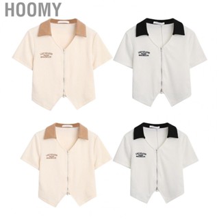 Hoomy Short Sleeve Shirts  V Neck Womens Summer Tops Lightweight Casual Breathable  for Girl for Shopping