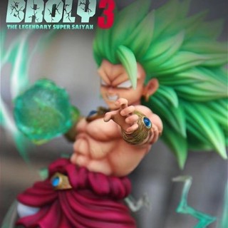 โมเดลฟิกเกอร์ ดราก้อนบอล Crescent Baby Broly and WCF Super Three Broly Statue gk ของเล่นสําหรับเด็ก