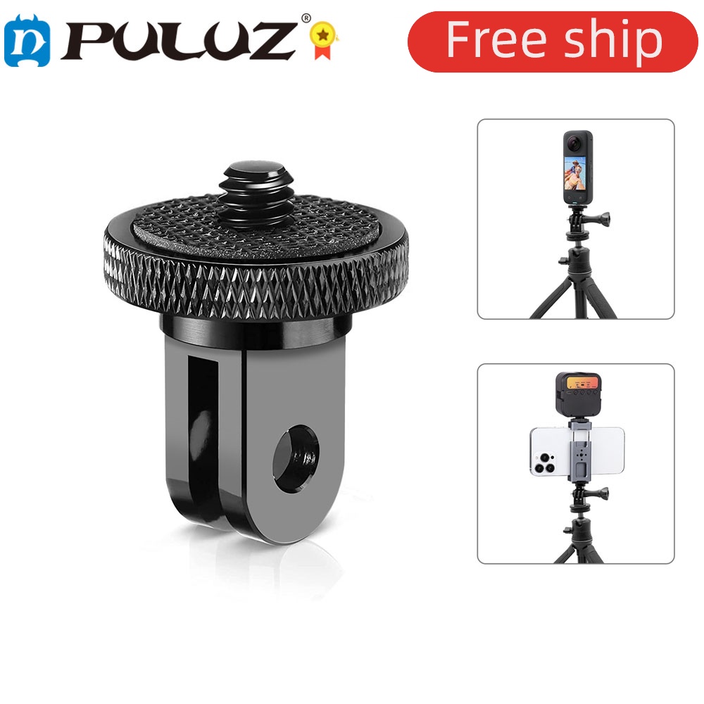 ได้โปรด 1/4นิ้วสกรูโลหะขาตั้งกล้องเมาอะแดปเตอร์กล้องแอ็คชั่นเข้ากันได้กับอุปกรณ์ติดตั้ง ปู่705