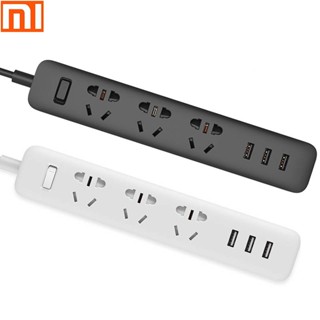 Xiaomi ปลั๊กซ็อกเก็ต USB อเนกประสงค์ ปลั๊กเสียบปลั๊ก ปลั๊กไฟ ปลั๊กพ่วง อเนกประสงค์ ปลั๊กไฟ เพื่อความปลอดภัยในครัวเรือน