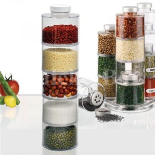 อุปกรณ์เก็บเครื่องปรุงในครัว 6 ชั้น Spice Tower