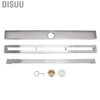 Disuu Linear Shower Drain  Shower Grate Good Sealing  for Bathroom