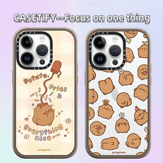 [CASETiFY] เคสโทรศัพท์มือถืออะคริลิคแข็ง ผิวด้าน กันกระแทก เต็มจอ ขนาดเล็ก สําหรับ IPhone14 13 12 11 Pro Max