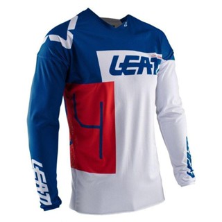  ใหม่ เสื้อยืดแขนยาว ลาย Leatt Leatt GPX 4.5 Lite Downhill MTB MTB MX Jersey Breatha แฟชั่นฤดูร้อน สําหรับผู้ชาย 2022