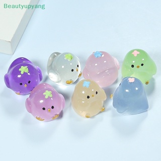 [Beautyupyang] ตุ๊กตาไก่จิ๋ว เรืองแสง สีแดง สําหรับตกแต่งบ้านตุ๊กตา 2 ชิ้น