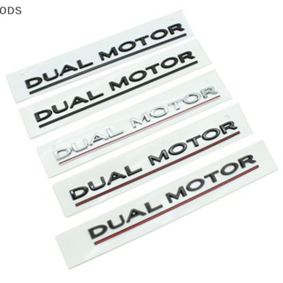 Ods DUAL MOTOR สติกเกอร์ตราสัญลักษณ์ตัวอักษร สําหรับติดตกแต่งรถยนต์ Tesla Model 3