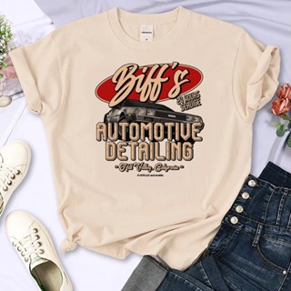 เสื้อยืด พิมพ์ลาย Back to the Future สําหรับผู้หญิง y2k