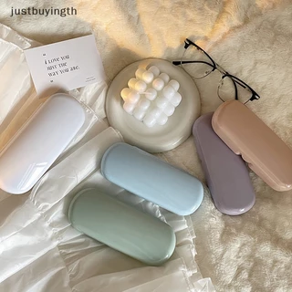 [JBTH] กล่องเก็บแว่นตากันแดด สายตาสั้น แบบพกพา สีครีม น่ารัก เดินทาง นักเรียน เรียบง่าย [JB]