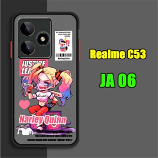 เคสขอบนิ่ม เคสโทรศัพท์ ตรงรุ่น สำหรับ Realme C53/C51 เคสกันกล้อง เคสกันกระแทก ขอบสีผิวด้าน C53 มี13ลาย พร้อมส่งในไทย JA