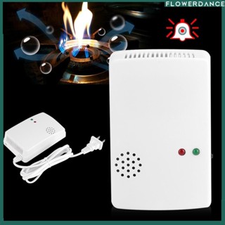 คุณภาพสูง 85db Natural Poisoning Gas Leak Detector Alarm Alarm Sensor Detector Home Security Tool With Indicator Light ดอกไม้