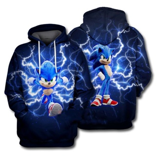 เสื้อกันหนาวคอสเพลย์ อนิเมะ Game Sonic 3D สไตล์ใหม่ สําหรับปาร์ตี้ฮาโลวีน