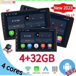 【ใหม่ 2023】เครื่องเล่น Android 4G+32G 7 นิ้ว 9 นิ้ว 10 นิ้ว รองรับ CarPlay Android วิทยุ WIFI GPS บลูทูธ หน้าจอ IPS สําหรับรถยนต์