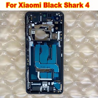 ของแท้ กรอบกลาง และปุ่มปรับระดับเสียง ด้านหน้า สําหรับ Xiaomi Black Shark 4 BlackShark 4 Prs-H0