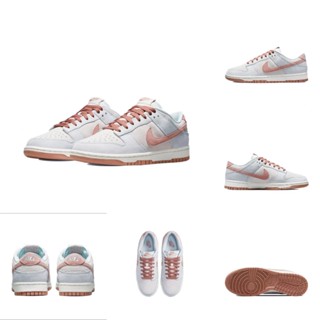 Dunk Low fossil rose รองเท้าผ้าใบลําลอง สําหรับสตรี DH7577-001