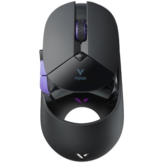 Rapoo VT960PRO เมาส์เกมมิ่งไร้สาย RGB PAW3395 เซนเซอร์ 26000 DPI หน้าจอ OLED 9 ปุ่มโปรแกรม หน่วยความจําออนบอร์ด สีดํา