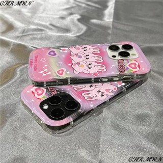 เคสโทรศัพท์มือถือนิ่ม แบบใส ลายกระต่ายน่ารัก สําหรับ Iphone Apple 14promax 1312 11 7 8plus xr sins 7R6K