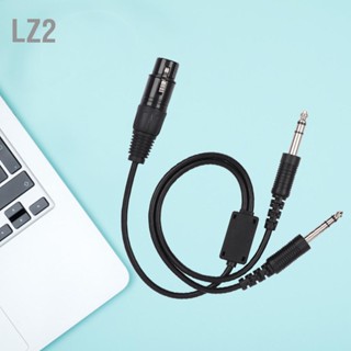 LZ2 สำหรับ Airbus XLR ถึง GA Dual Plug 5 Pin ชุดหูฟังอะแดปเตอร์สายเคเบิ้ลการบินหูฟัง