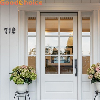 【Good】Door Number Flats For Mailboxes Hotels House House Doors Polished 0~9 3D【Ready Stock】