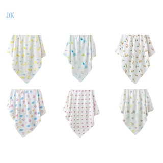 Dk ผ้าขนหนูอาบน้ํา ผ้าห่ม ผ้ามัสลิน ใส่สบาย สําหรับเด็กทารกแรกเกิด