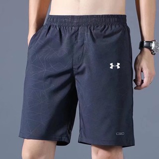 Under.armour กางเกงขาสั้นลําลอง ผ้าเรยอน ทรงหลวม ระบายอากาศ ใส่สบาย เหมาะกับฤดูร้อน สําหรับผู้ชาย [M-5XL]