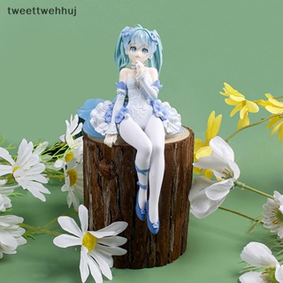 โมเดลฟิกเกอร์ PVC อนิเมะ Hatsune Miku Kawaii ขนาด 15 ซม. สําหรับตกแต่ง