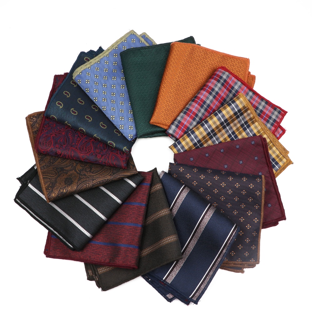 Zonfaz Vintage Paisley Pocket Square สําหรับผู ้ ชายสไตล ์ อังกฤษ Hankies ดอกไม ้ พิมพ ์ ผ ้ าเช ็ ดหน ้ าลายผ ้ าเช ็ ดตัวชุดอุปกรณ ์ เสริมสําหรับ Man