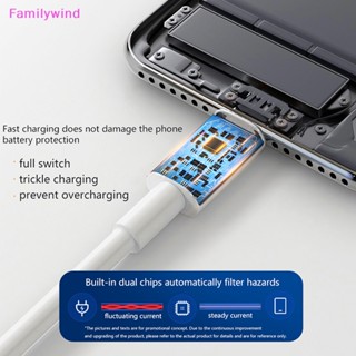 Familywind&gt; สายชาร์จ Type C เป็น Type C 100W ชาร์จเร็ว สําหรับ iPhone USB C