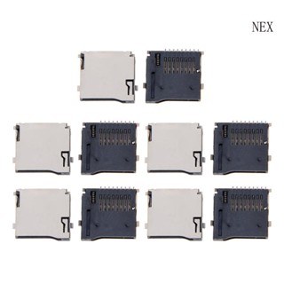 Nex ซ็อกเก็ตการ์ดหน่วยความจํา 9 Pin SD PCB 10 ชิ้น