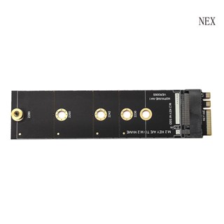 Nex M2 อะแดปเตอร์แปลงการ์ดไรเซอร์ เป็น KEY A-E เป็น M2 NVME NVME เป็น KEY-M WiFi เป็น M2 NVME รองรับ 2230-228