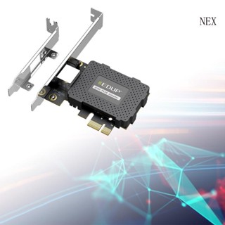 Nex อะแดปเตอร์การ์ดอีเธอร์เน็ตไร้สาย 2 5Gbps PCIE Gigabit 2500M 10 100 1000M RTL8125B