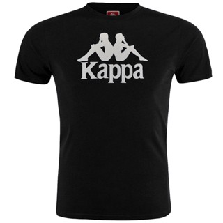 เสื้อยืด KAPPA	AUTHENTIC ESTESSI SLIM Black-White