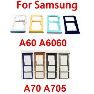 ถาดซิมการ์ด ไมโครการ์ด แบบเปลี่ยน สําหรับ Samsung A60 A6060 A70 A705 A705F A705FN A705W A705FD A705GM