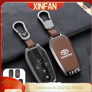 Xinfan เคสกุญแจรีโมตรถยนต์ สําหรับ Toyota CHR Hilux Fortuner Land Cruiser 200 Camry Corolla Innova RAV4 Yaris Alphard Vellfire Previa Tarago