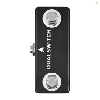 Tosw)moskyaudio Dual Switch สวิทช์เท้าเหยียบ โลหะ แบบคู่