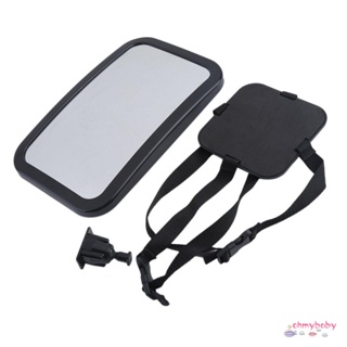 ที่นั่งด้านหลังกระจกด้านในรถ Square Baby Safety กระจกมองหลัง Headrest Mount Mirror Kids Monitor Car Styling [N/10]