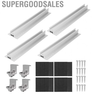 Supergoodsales Solar Panel Mounting Rack Firmly Fixing Superficial Anodizing  Bracket for Residence