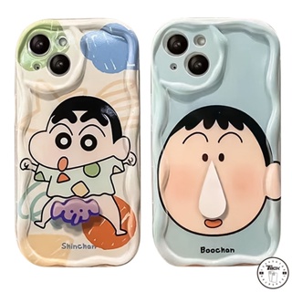 เคสโทรศัพท์มือถือ ลายการ์ตูนชินจังน่ารัก 3D ขอบโค้ง กันกระแทก สําหรับ Redmi 10C A1 9A 9C NFC 9 A2 10A 9T Redmi Note 11 8 10s 11s 9 10 Pro Max 12 POCO M3