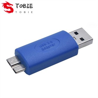 TOBIE อะแดปเตอร์แปลง USB 3.0 Type A เป็น Micro B Type A ตัวผู้ เป็น USB 3.0 ทนทาน สําหรับคอมพิวเตอร์