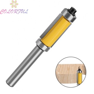 【COLORFUL】Router Bit 8mm Shank Carbide Flush High-quality Solid Hardened Steel 8mm