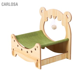 CARLOSA Cat Bed Multipurpose All Seasons Universal Hanging Design เตียงไม้สำหรับสัตว์เลี้ยงขนาดใหญ่สำหรับในร่ม