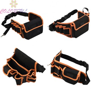 【COLORFUL】Tool Bag Orange Oxford Cloth Electrician Small Size Electrician Tools Bag