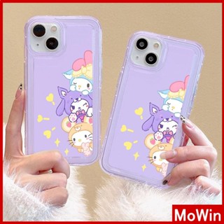 Mowin - เข้ากันได้สำหรับ เคสไอโฟน เคสไอโฟน11 เคส iphone 11 เคสไอโฟนกรอบรูปถุงลมนิรภัย TPU นุ่มใสน่ารักตัวการ์ตูนน่ารักเข้ากันได้กับ iPhone 14 13 Pro max 12 Pro Max 11 xr xs max 7Plus 8Plus