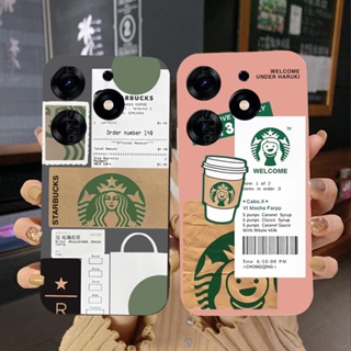 เคสโทรศัพท์มือถือ ลาย Starbucks Tecno Spark 10 10C 10 Pro