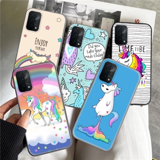 P270 เคสโทรศัพท์มือถือ แบบนิ่ม ลายสายรุ้ง สําหรับ Realme 2 A5 3 Pro 5 5i 5s Q 6 6i 7 7i