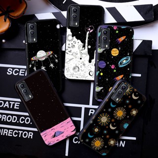 เคสโทรศัพท์มือถือแบบนิ่ม ลายนักบินอวกาศ ดวงจันทร์ C192 สําหรับ Vivo Y30 Y50 Y31 Y51 Y53 Y55 Y55s Y69 Y71 Y81 Y81s Y91C Y95 Y93 Y91