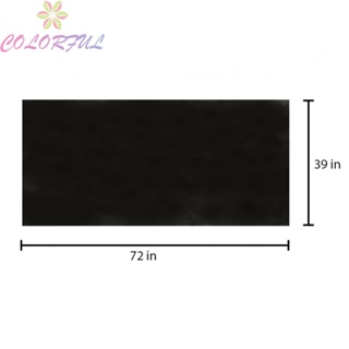 【COLORFUL】Fireproof Pad 39*72inch BBQ Fire Mat Fiberglass Portable Grilling Tools