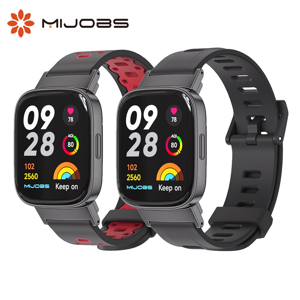 Mijobs สายนาฬิกาข้อมือ TPU สําหรับ Redmi Watch 3 Xiaomi Redmi 3