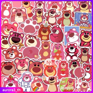 【ในการจัดส่ง】 50 ชิ้นการ์ตูนน่ารักLotsoหมีLots-o&amp;#39;-Huggin&amp;#39; Bearสตรอเบอร์รี่หมีสติกเกอร์กันน้ำสำหรับสติกเกอร์ของเล่นเด็กกีต้าร์