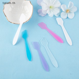 Tatain ช้อนไม้พาย ผสมครีม มาสก์หน้า เครื่องสําอาง ขนาดเล็ก 10 ชิ้น TH